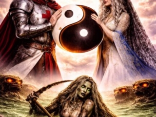 Animus und Anima und die Todesmutter Ritter und Frau mit Yin-Yang-Symbol