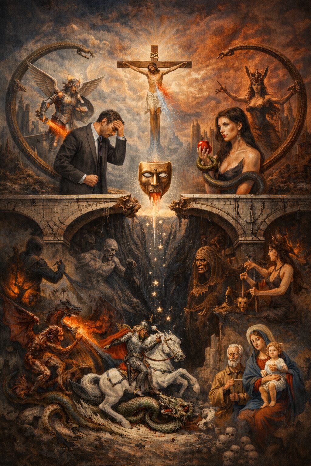 Die Abgetrennte Brücke zum Unbewussten: Der Moderne Mann und die Moderne Frau und die Gefahr der Schattenprojektion