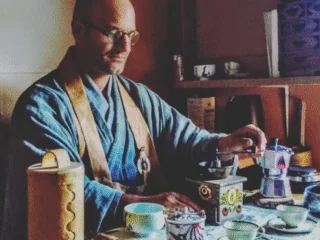 Sprechstunde_mit_Zen_Mönch Meister Abt Reding im Meditationszentrum Kloster Nigredo mit Meister Abt Reding